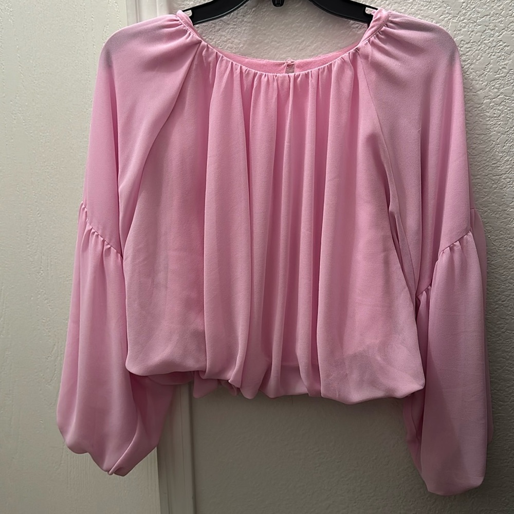 Gianni bini pink blouse